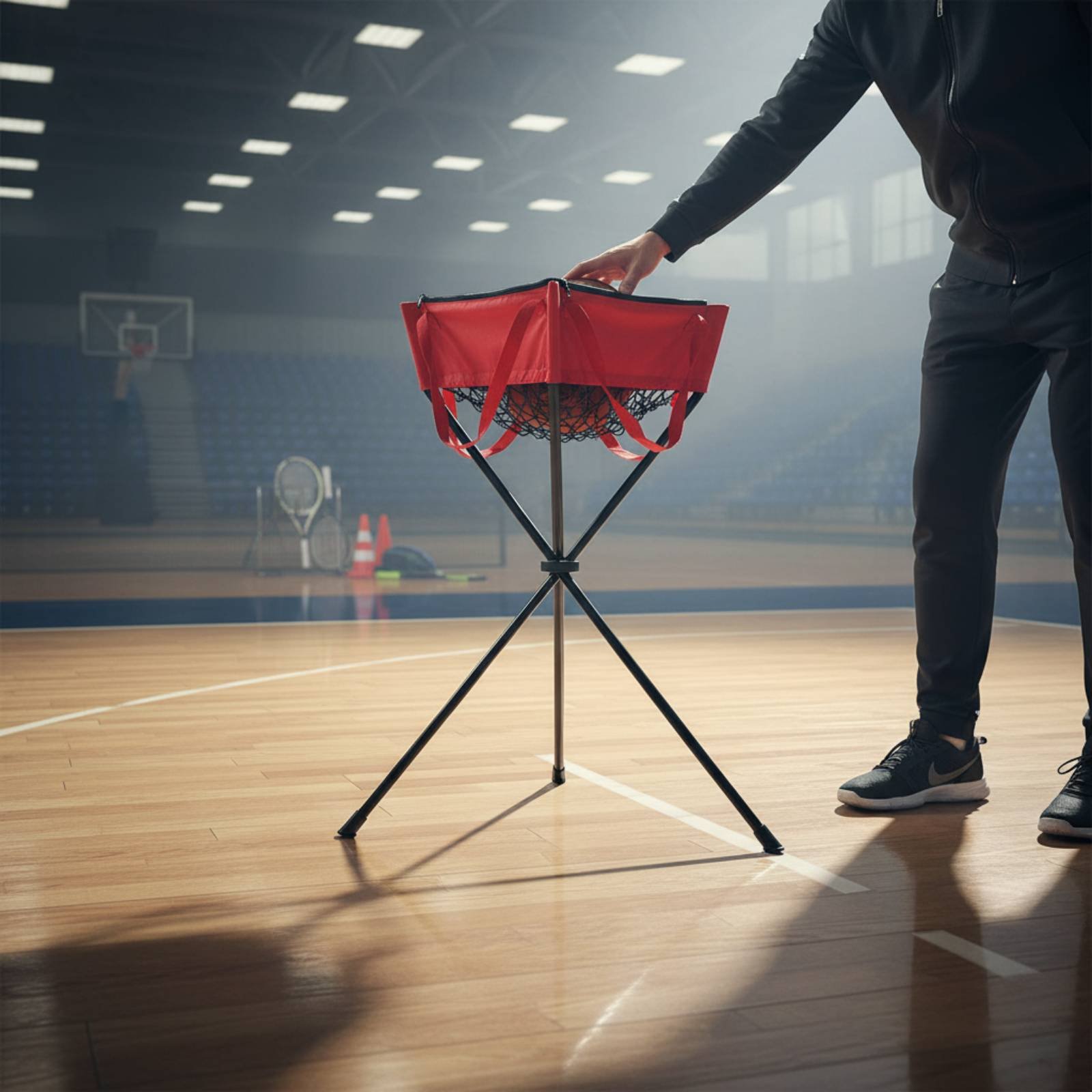 Uchwyt na piłkę z zamkiem błys – Sports Equipment Training recenzja i cena
